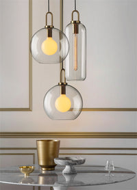 Glass Ball Hanging Lamp