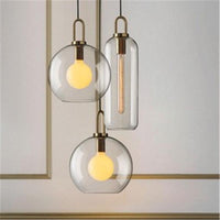 Glass Ball Hanging Lamp