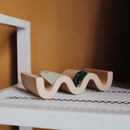 Zig Zag Ceramic Tray & Organizer-Letifly Lights and Decor