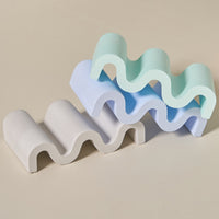 Soap Tray Ceramic Modern Bathroom Decor Desk Organizer