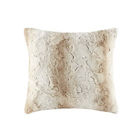 Zuri Faux Fur Square Pillow-Letifly Lights and Decor