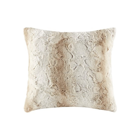 Zuri Faux Fur Square Pillow-Letifly Lights and Decor