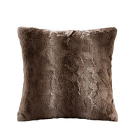 Zuri Faux Fur Square Pillow-Letifly Lights and Decor