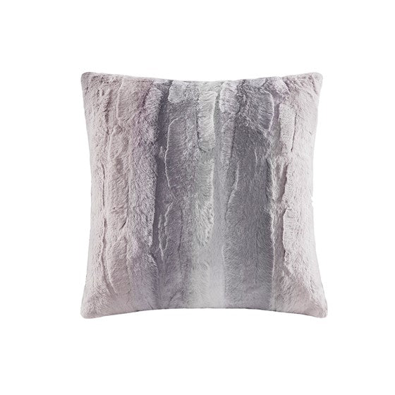 Zuri Faux Fur Square Pillow-Letifly Lights and Decor