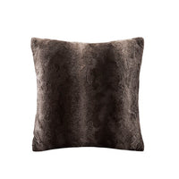 Zuri Faux Fur Square Pillow-Letifly Lights and Decor