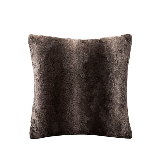 Zuri Faux Fur Square Pillow-Letifly Lights and Decor
