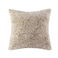 Zuri Faux Fur Square Pillow-Letifly Lights and Decor