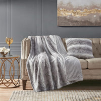 Zuri Faux Fur Square Pillow-Letifly Lights and Decor