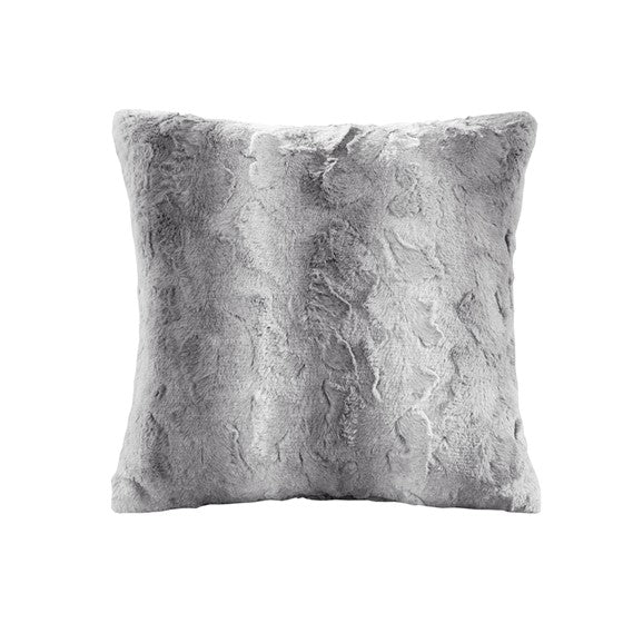 Zuri Faux Fur Square Pillow-Letifly Lights and Decor