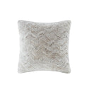 Zuri Faux Fur Square Pillow-Letifly Lights and Decor