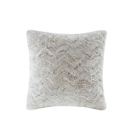 Zuri Faux Fur Square Pillow-Letifly Lights and Decor