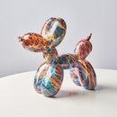 Graffiti Balloon Dog Resin Statue-Letifly Lights and Decor